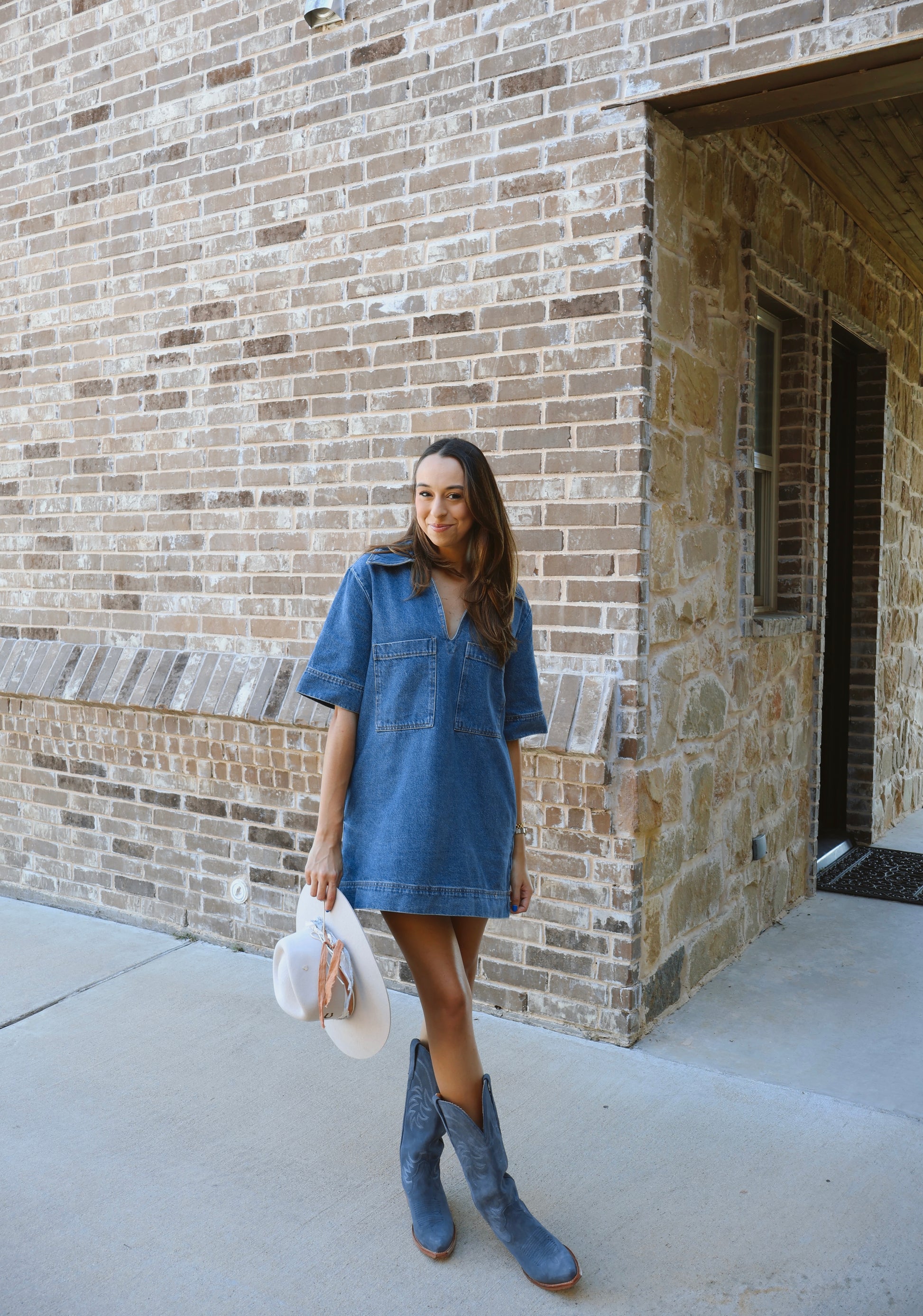 Ava Denim Dress