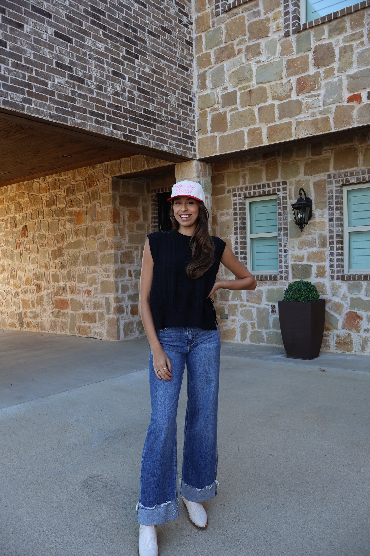 Howdy Santa Trucker Hat