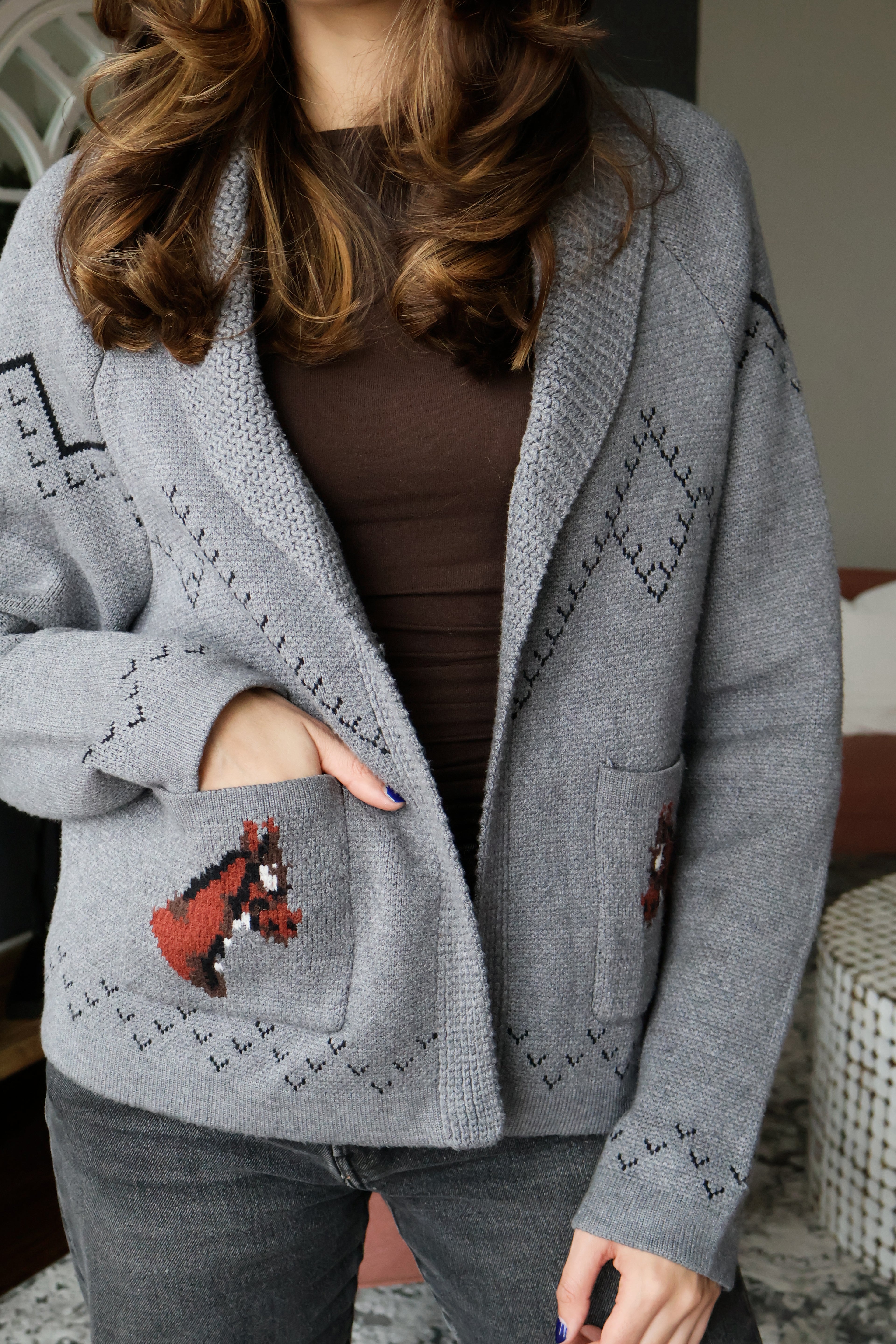 Horse Knit Cardigan