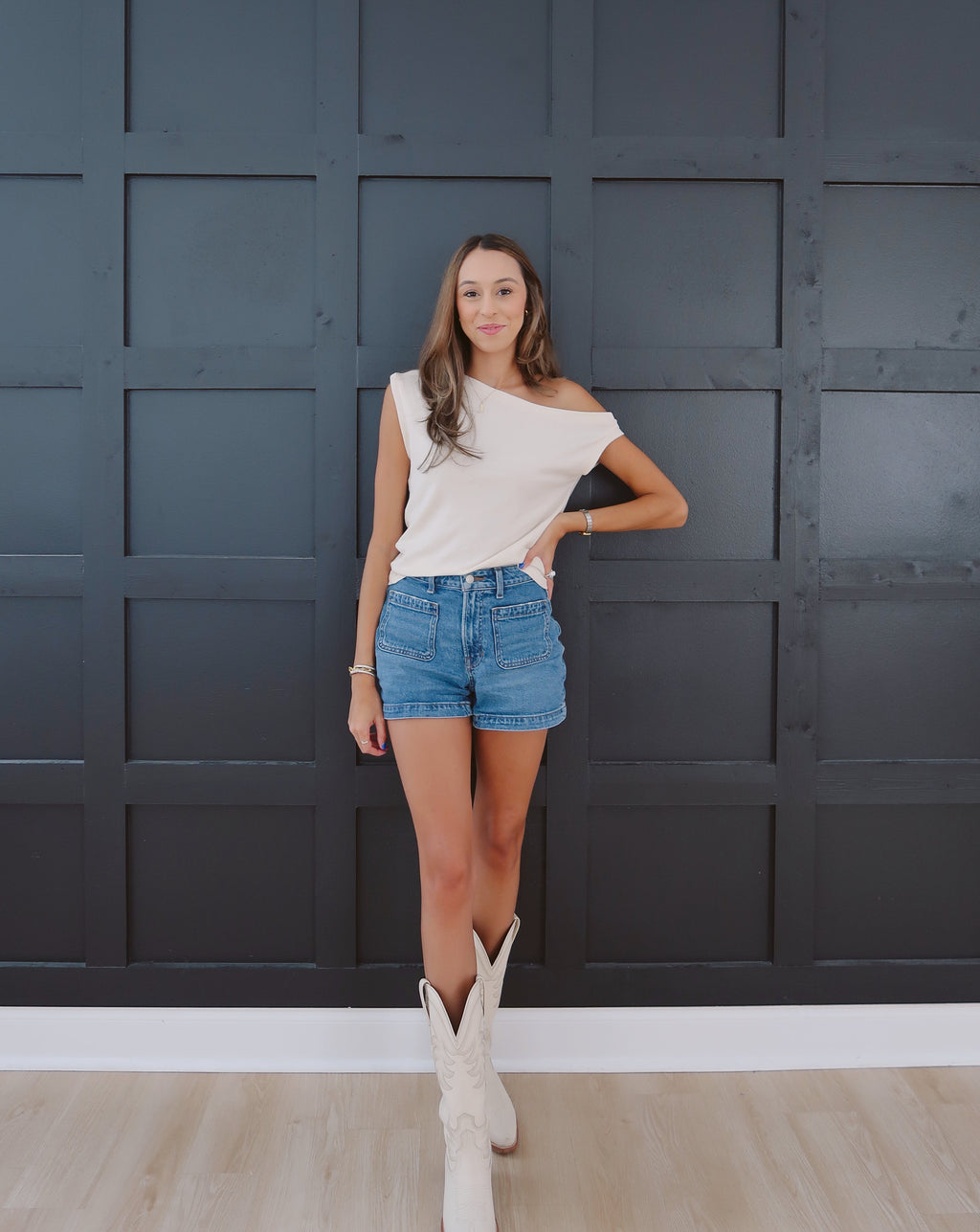 Eden Off Shoulder Top - Cream