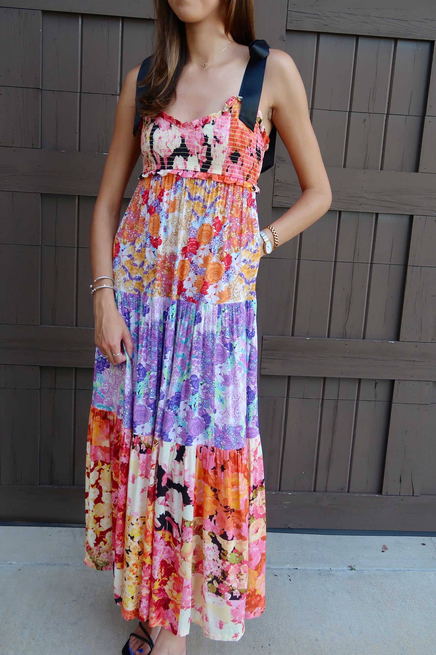Ally Maxi Dress - Multi Floral