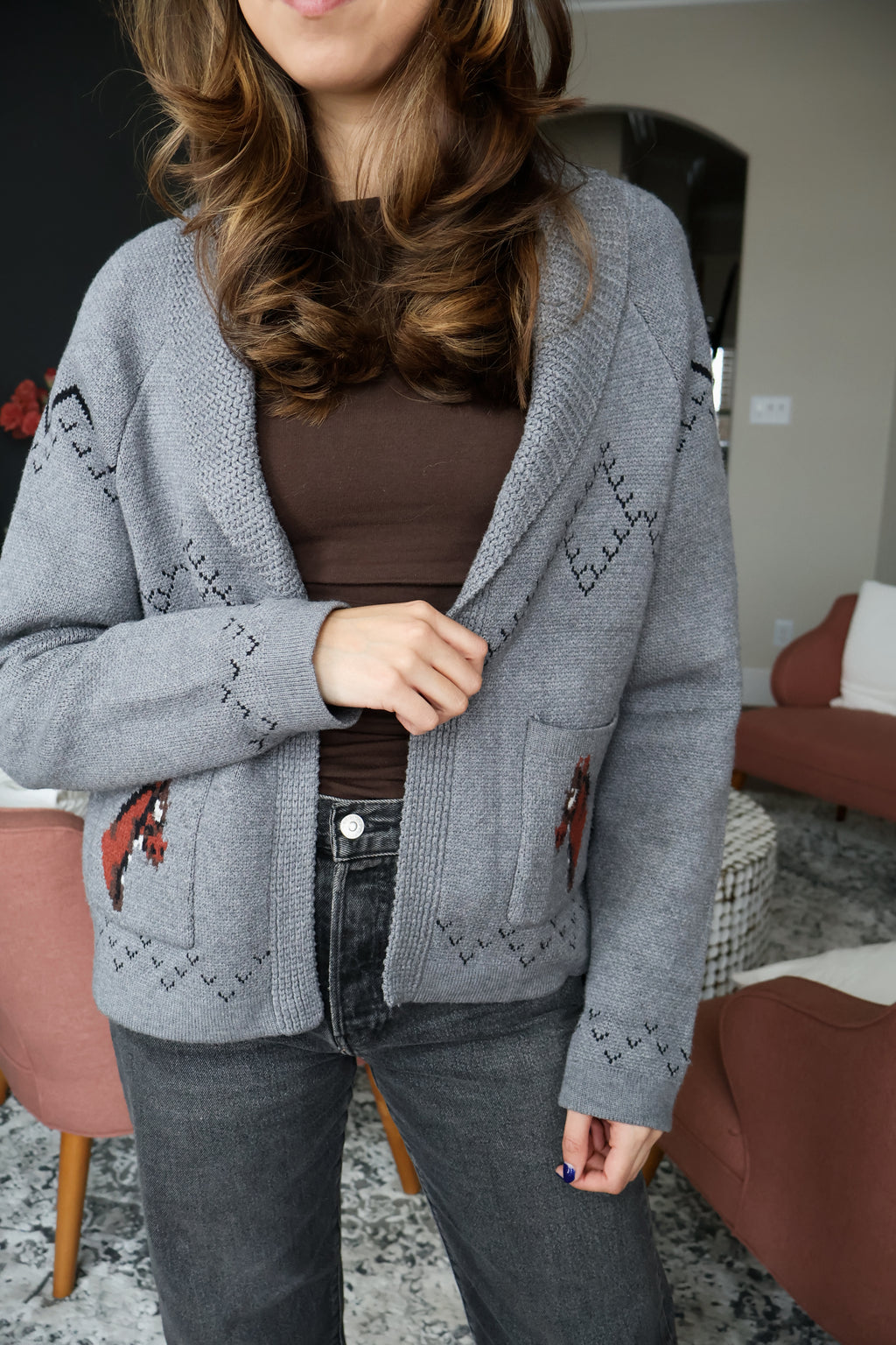 Horse Knit Cardigan