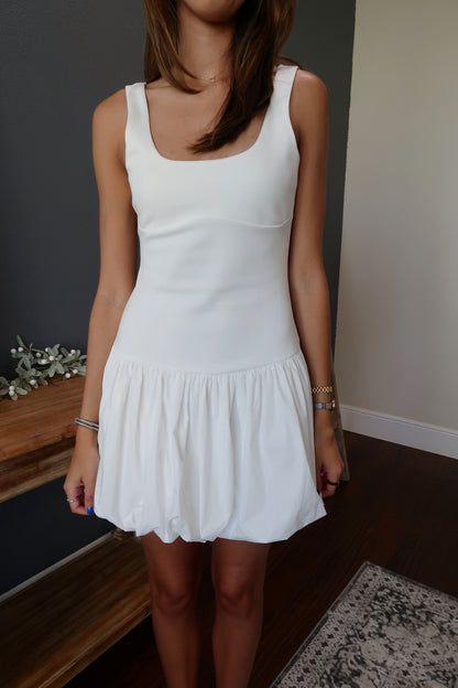 Sweetheart Mini Dress - Off White