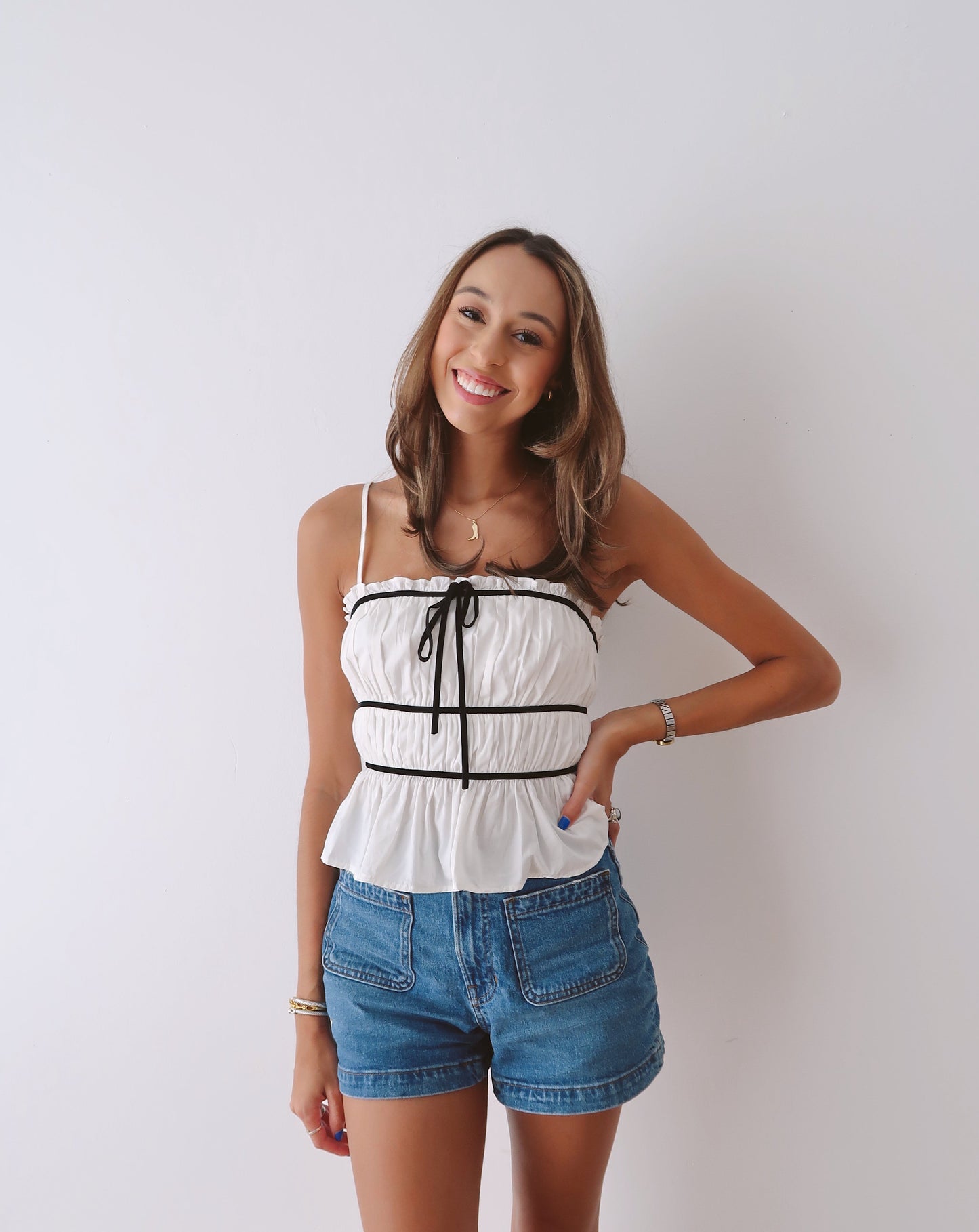 Cara Top - White