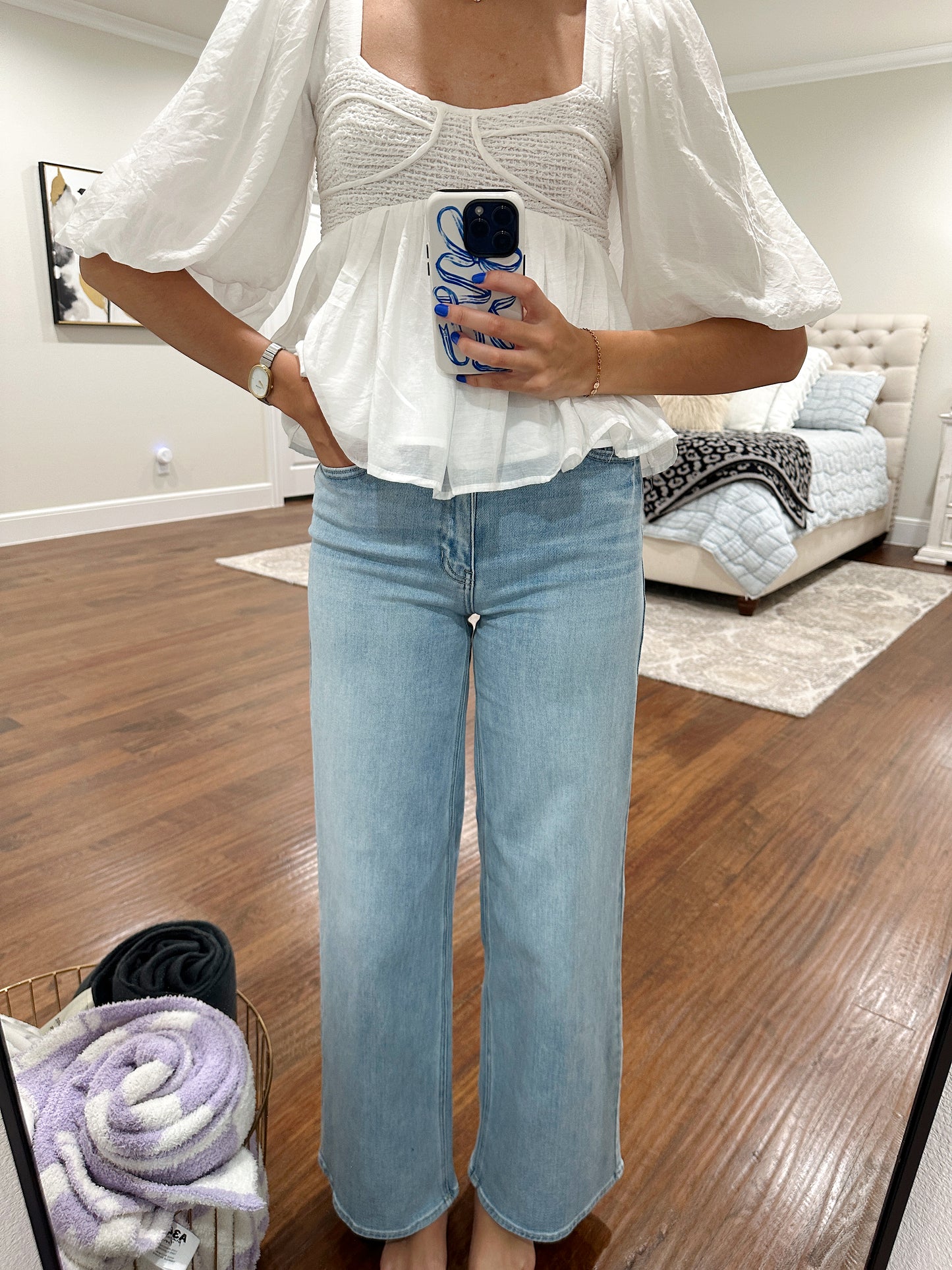 Go with the Flow Jean - Lt Denim