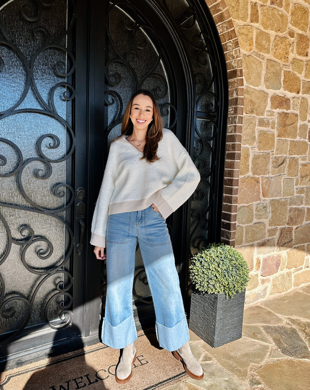 In the Snow Pullover - Cream