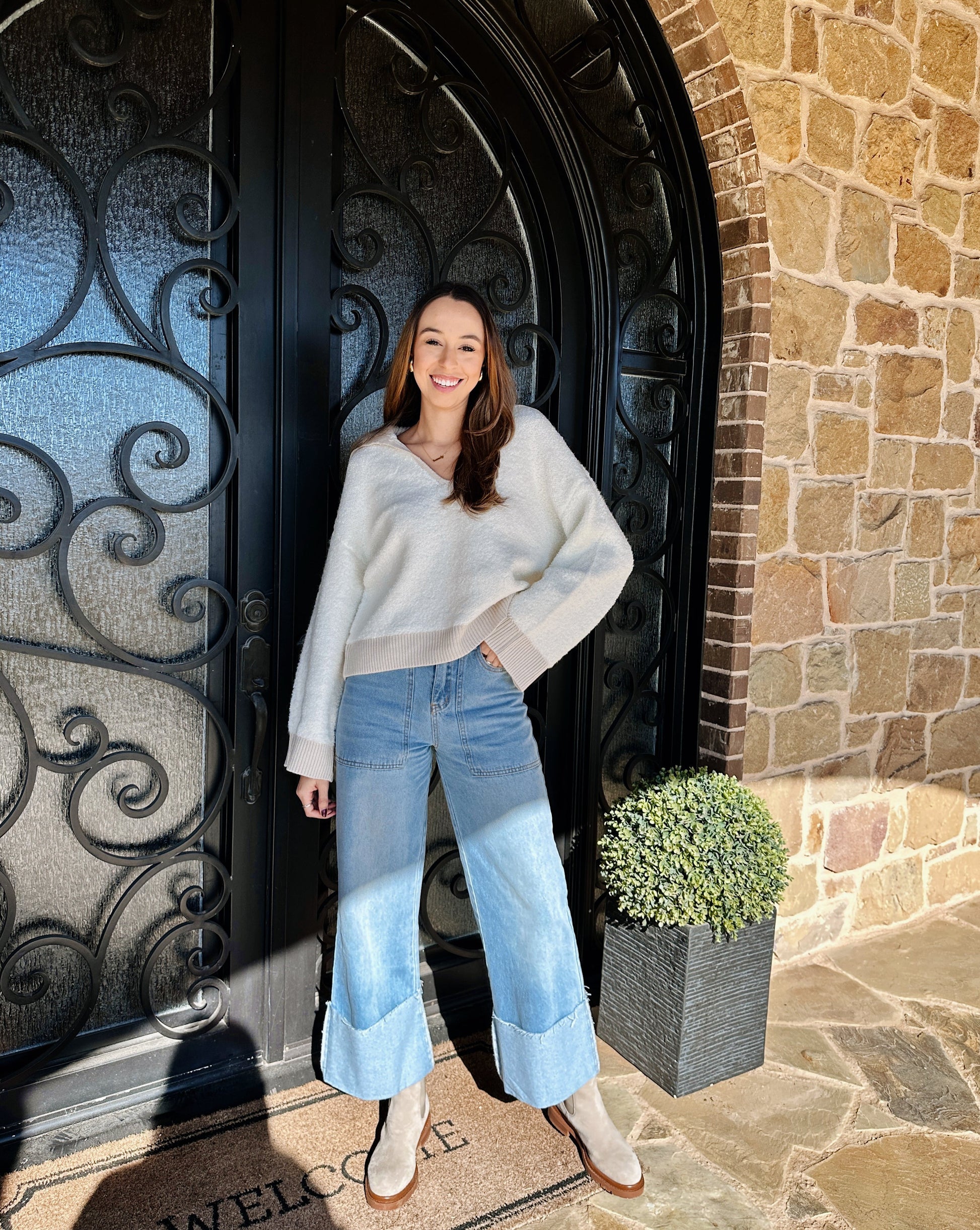 In the Snow Pullover - Cream