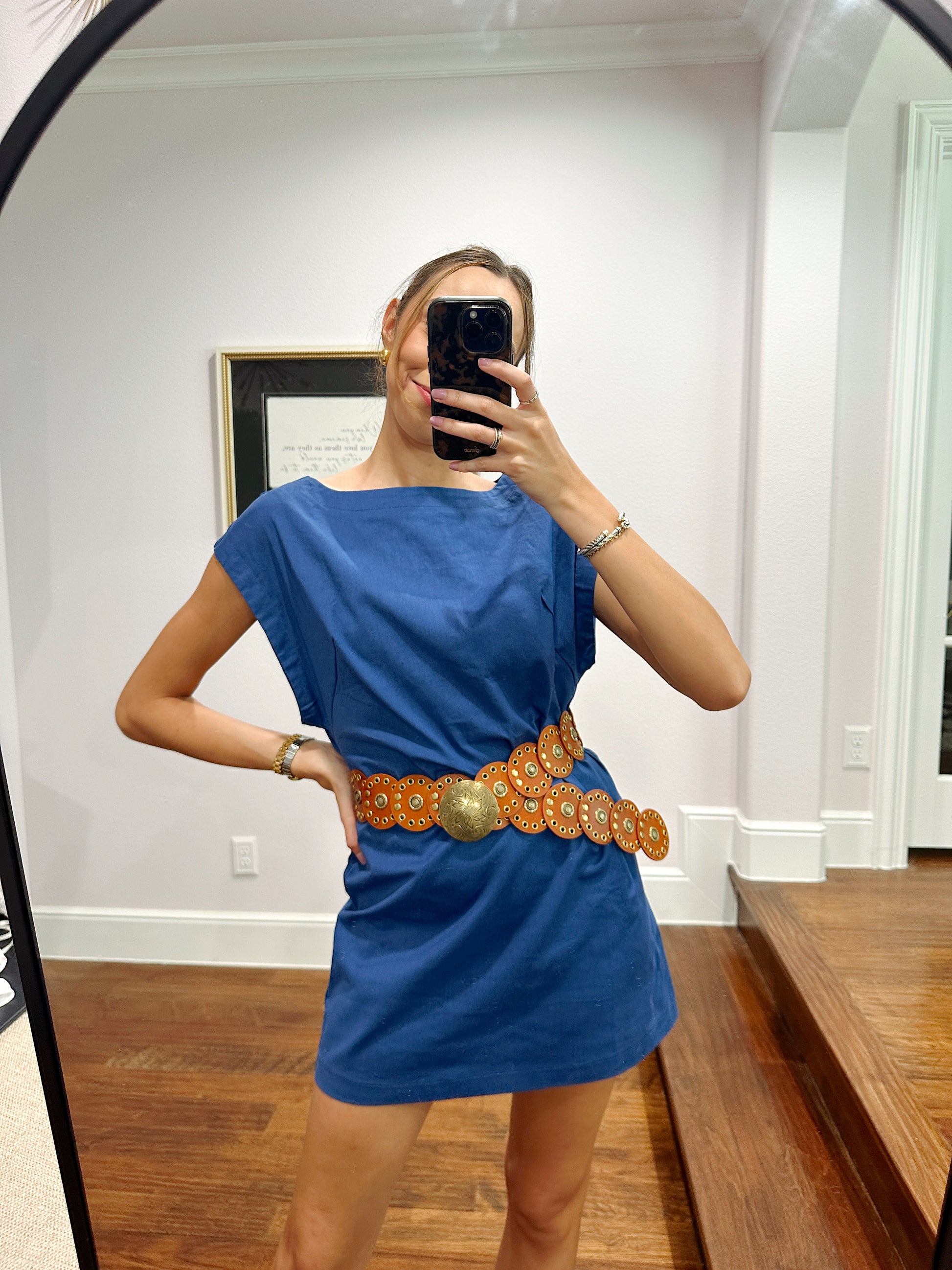 Shelby Mini Dress - Royal Blue