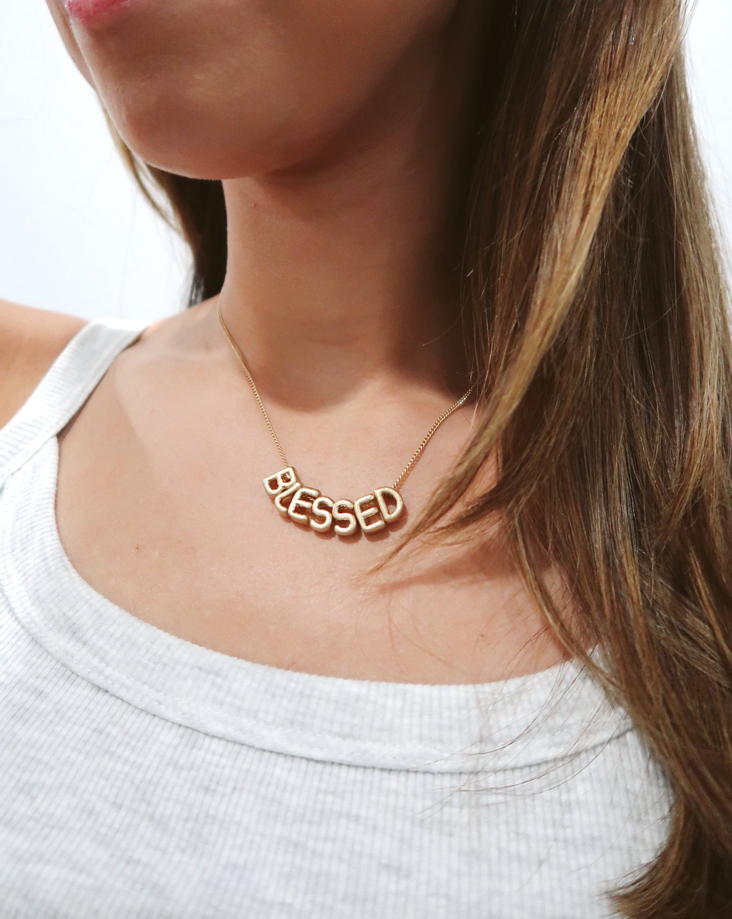 Blessed Bubble Necklace - Gold
