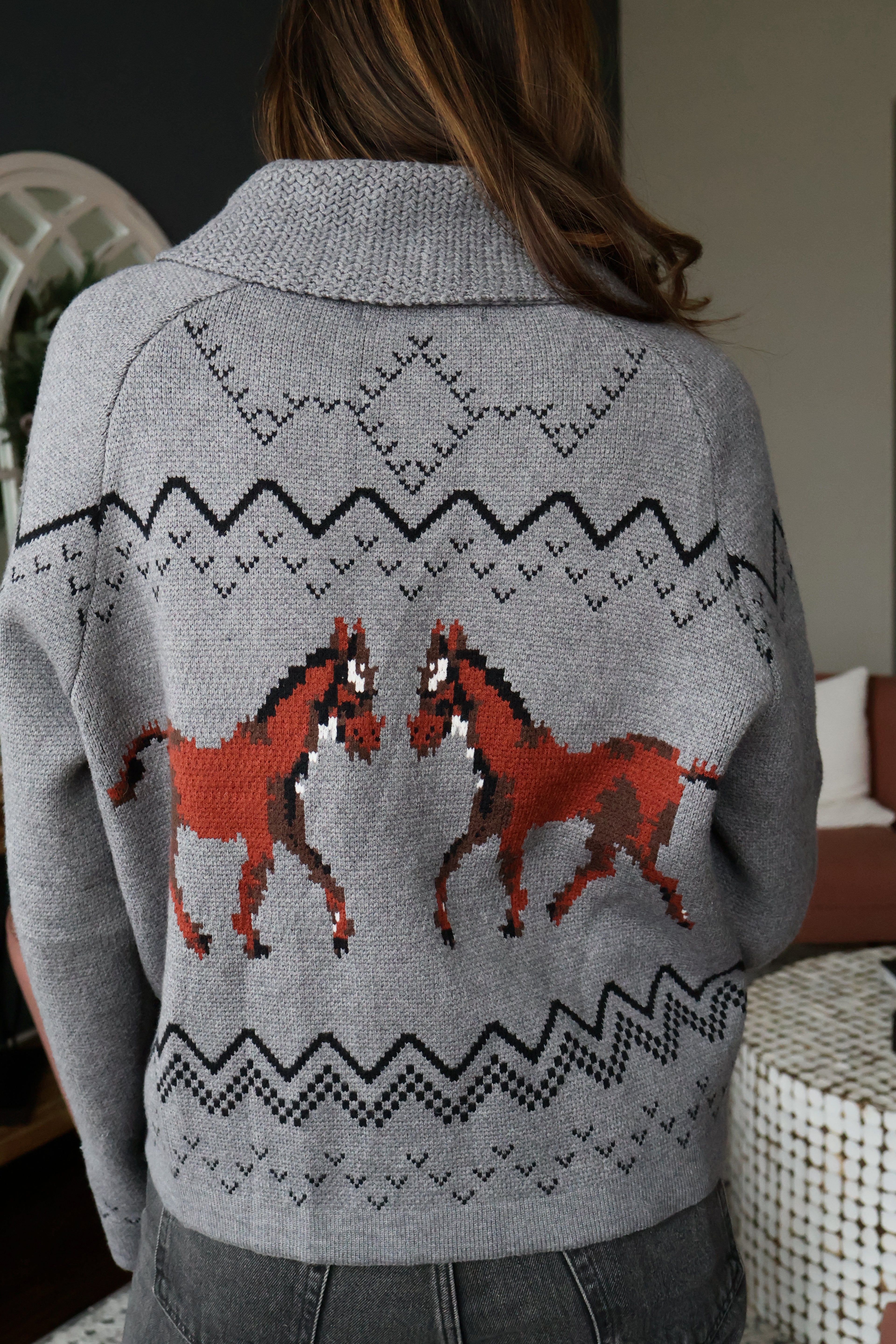 Horse Knit Cardigan