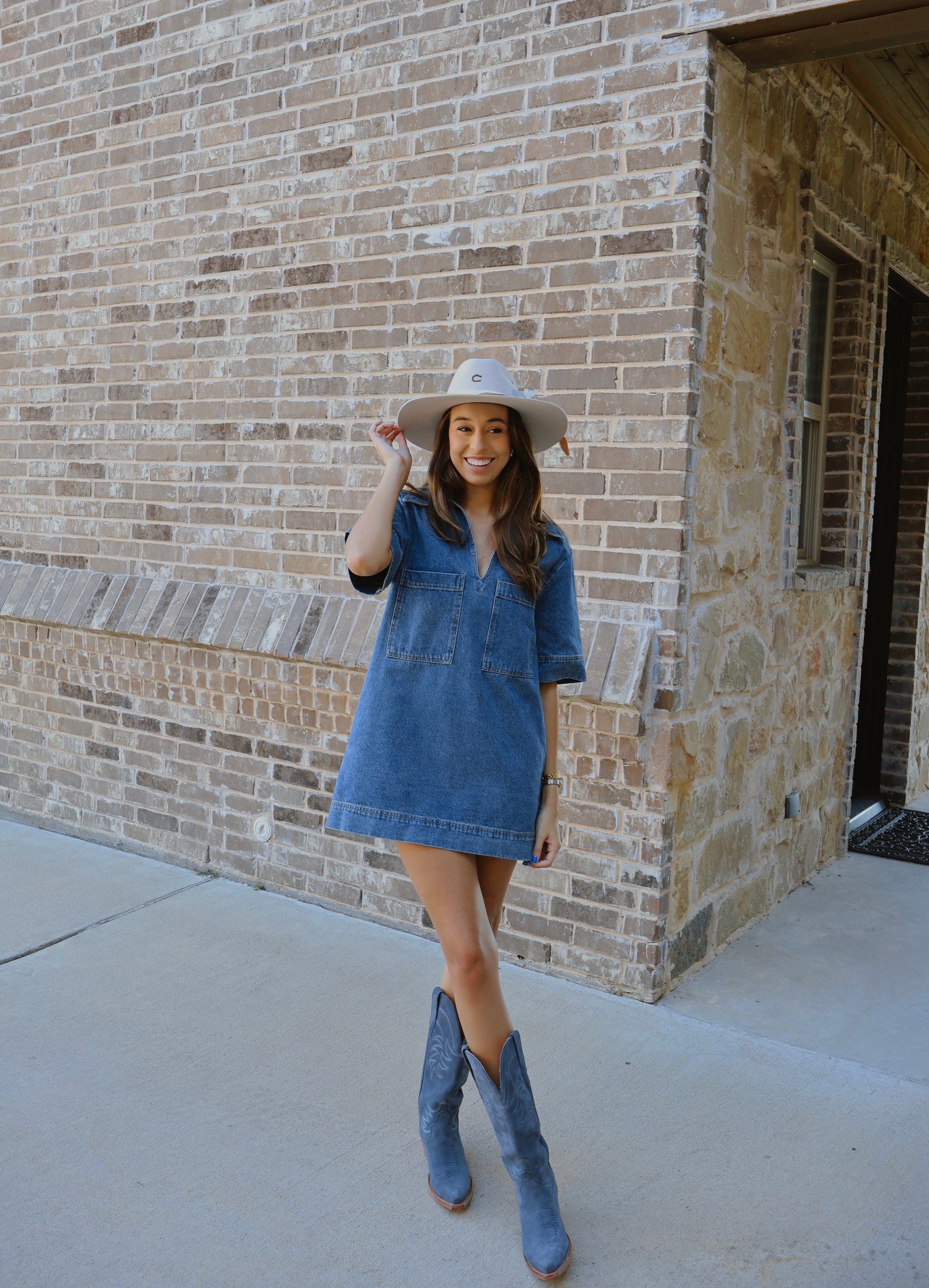 Ava Denim Dress