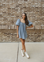 Jennie Denim Babydoll Dress