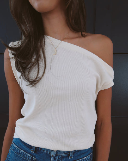 Eden Off Shoulder Top - Cream