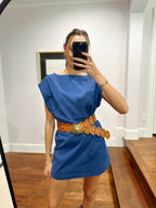 Shelby Mini Dress - Royal Blue