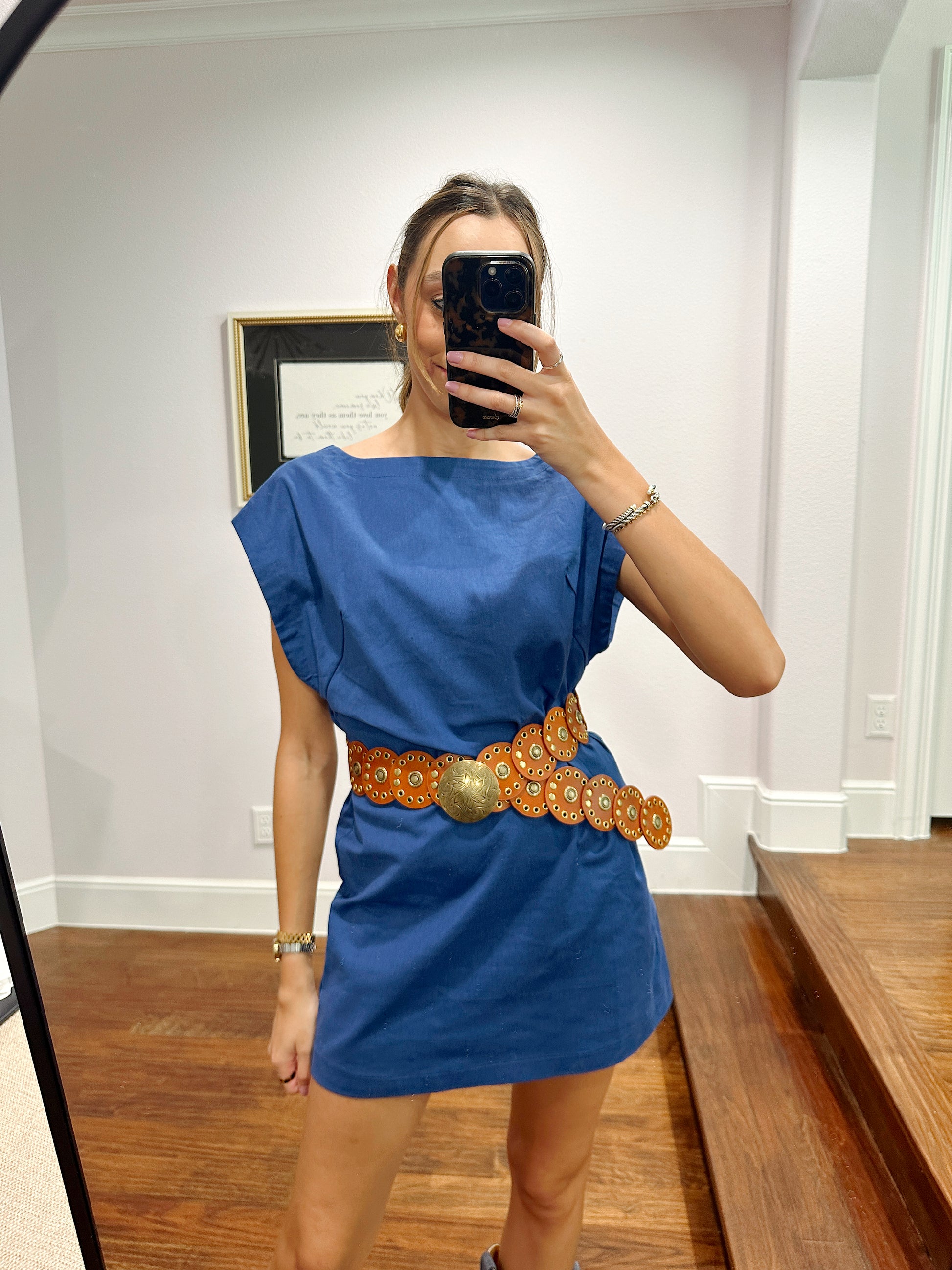 Shelby Mini Dress - Royal Blue