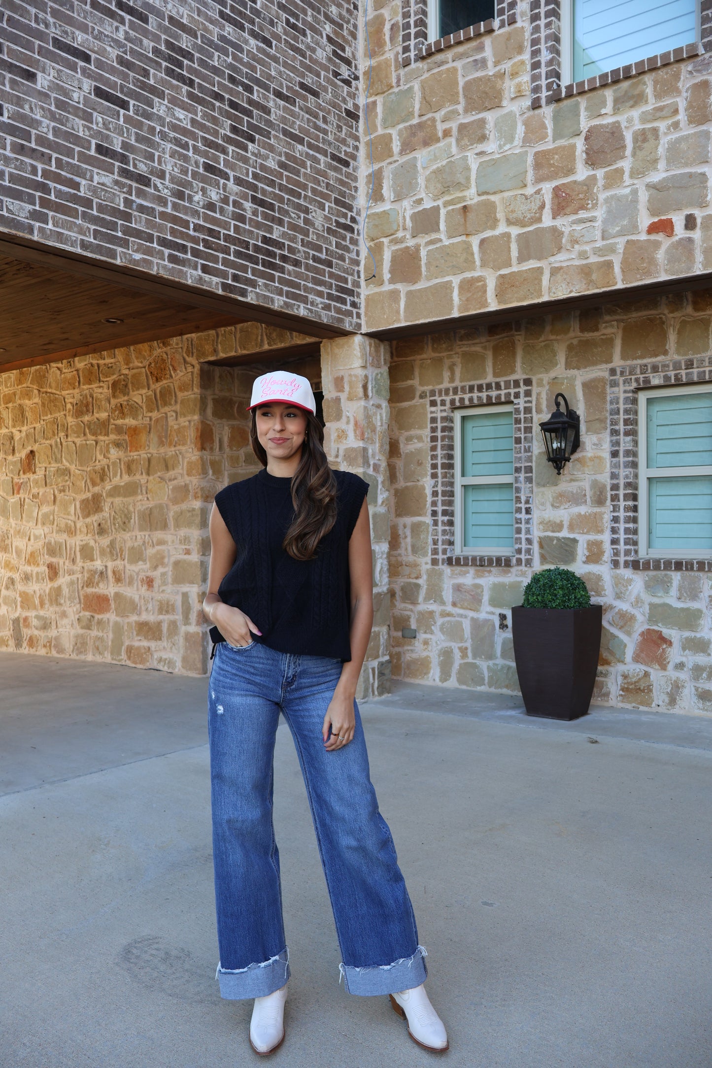 Howdy Santa Trucker Hat