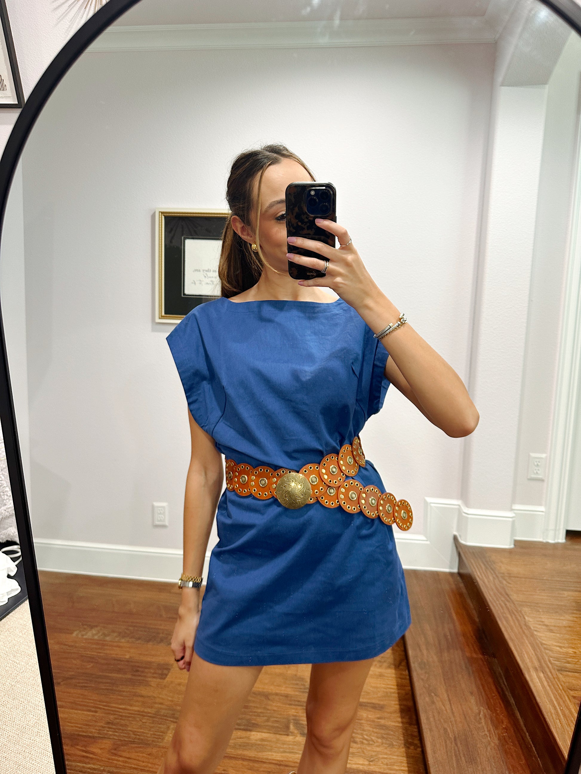 Shelby Mini Dress - Royal Blue