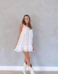 Daisies Mini Dress - White