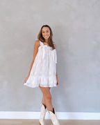 Daisies Mini Dress - White