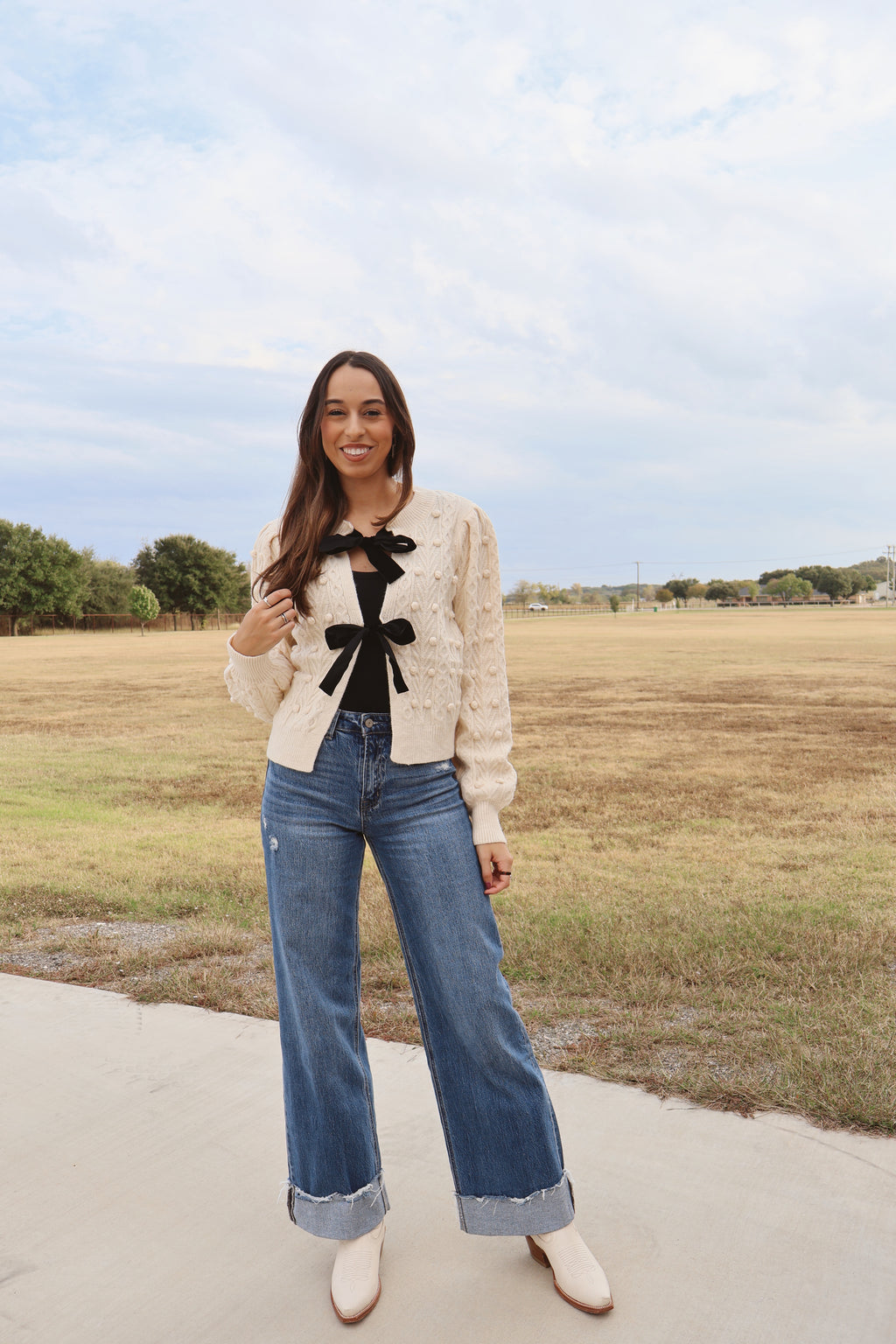 Grace Bow Sweater