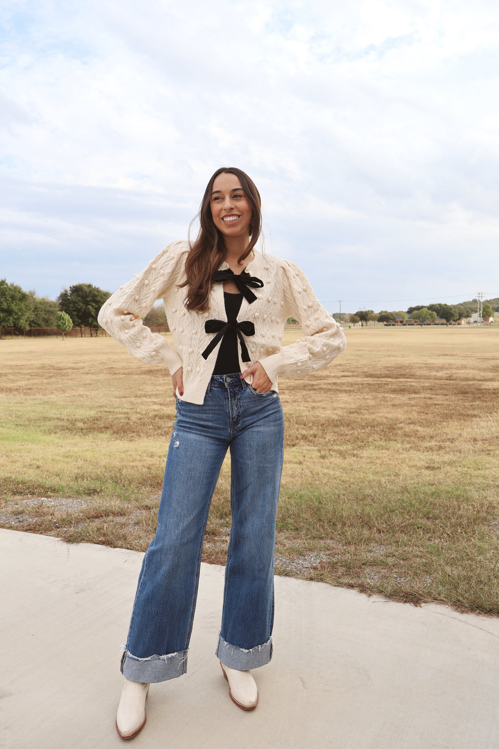 Grace Bow Sweater