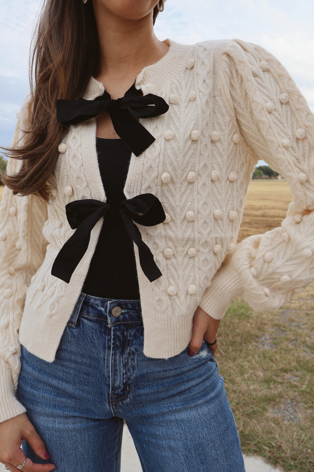 Grace Bow Sweater