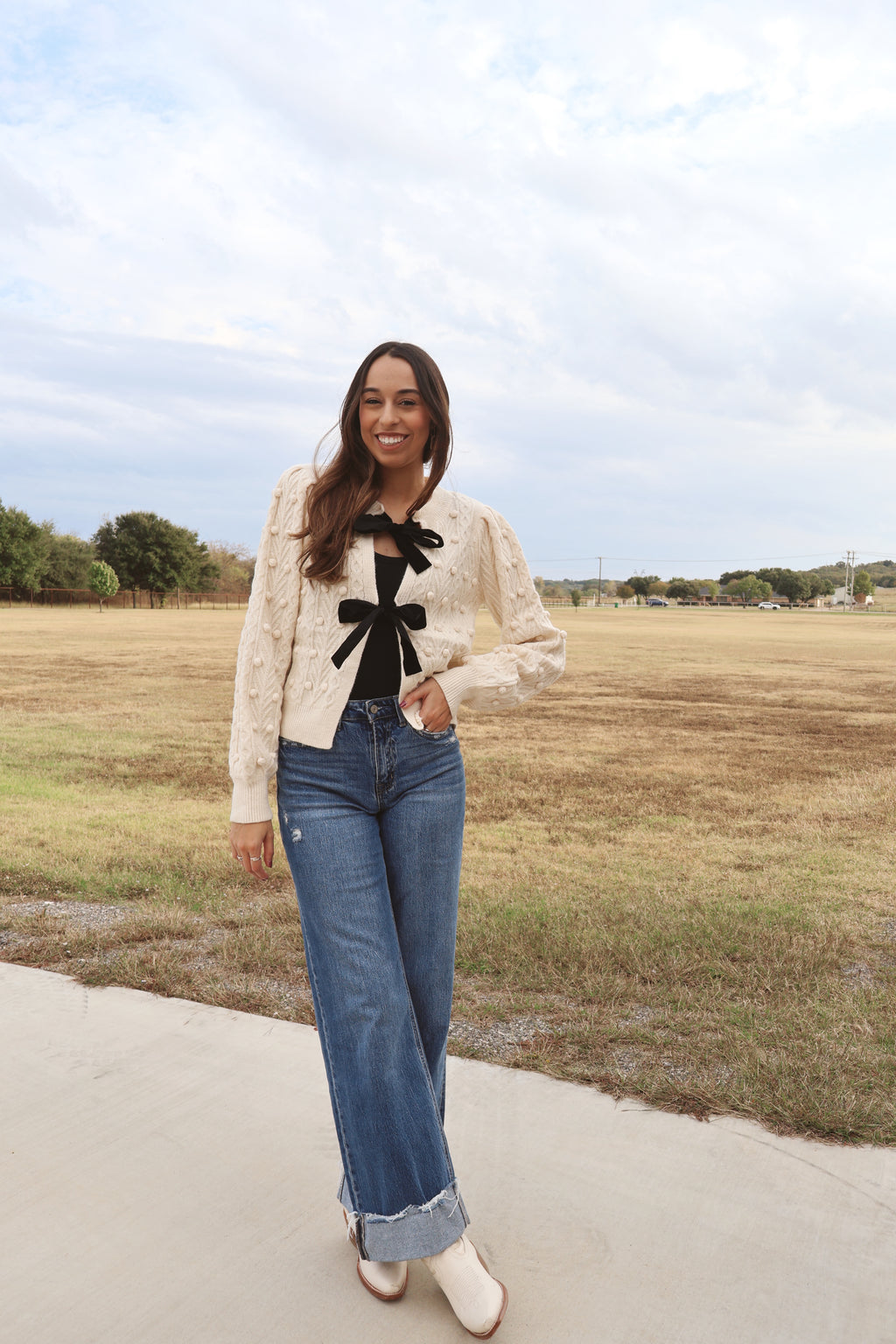 Grace Bow Sweater